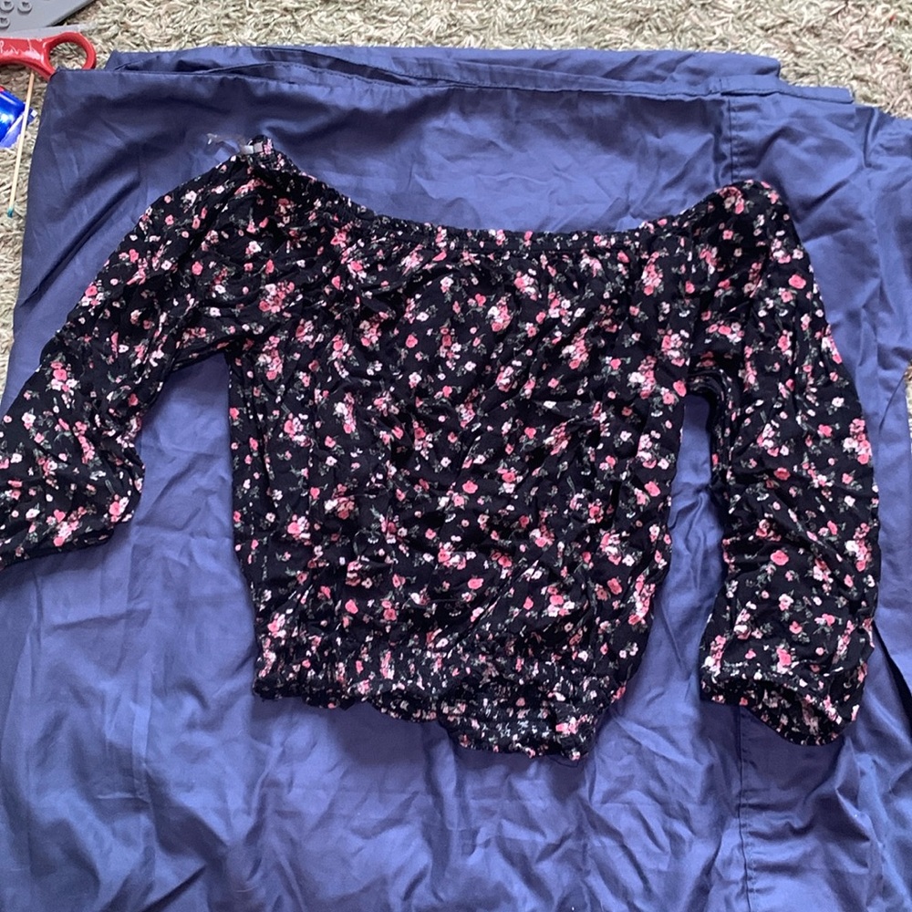 Floral crop top